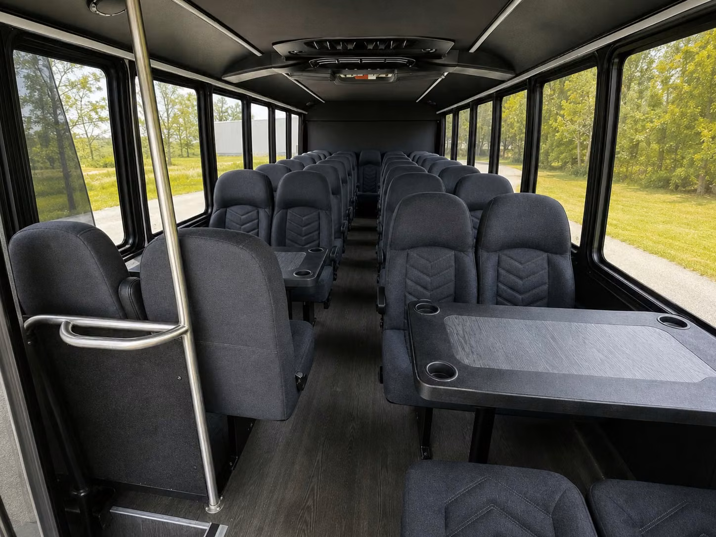 18 passenger minibus inside