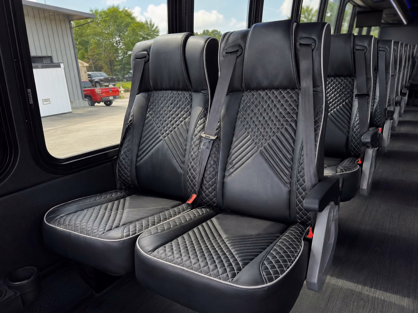 cleveland charter bus interior
