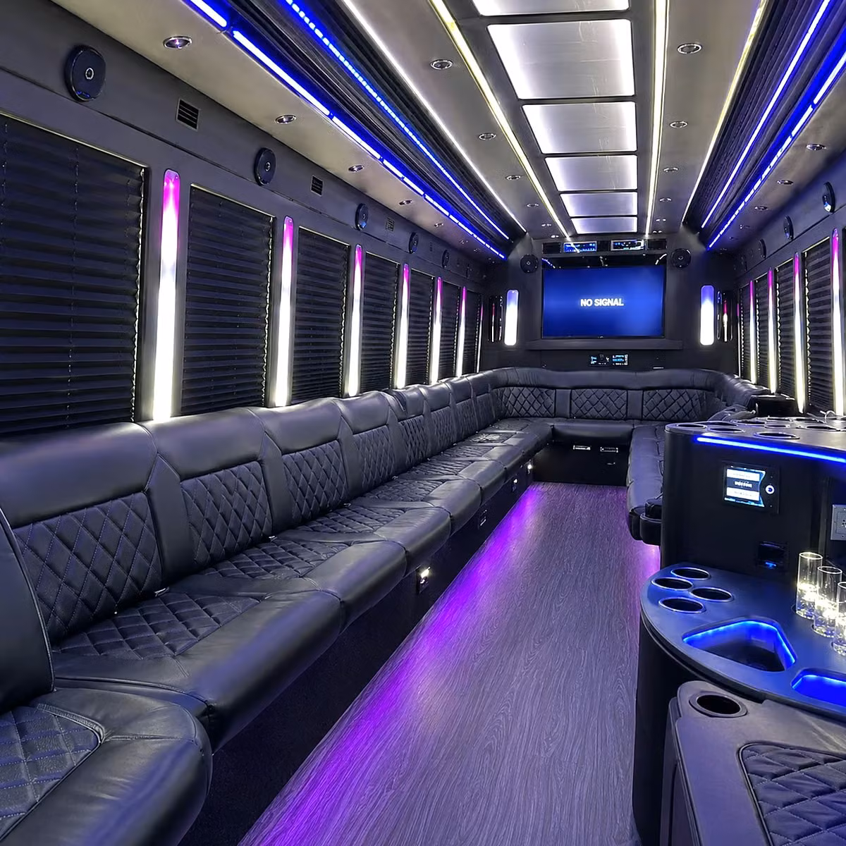 party bus interior